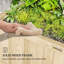 Jardinière en bois avec écran d'intimité en treillis bois naturel