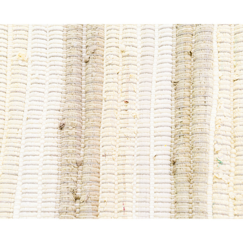 Cotton Striped Indoor Rug, Rectangle 2' x 3'