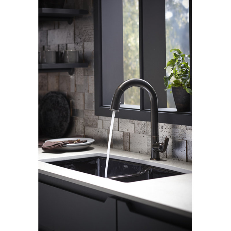 Sensate Kitchen Faucet with Konnect, Oil-Rubbed Bronze