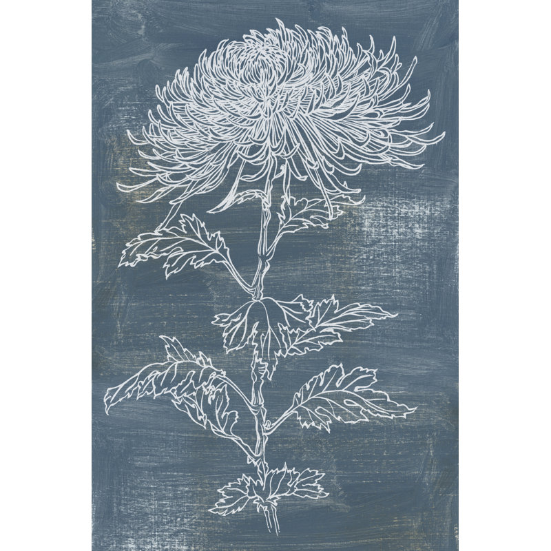Indigo Dance II by Melissa Wang - Drawing, 76 cm H x 51 cm W, Wrapped Canvas