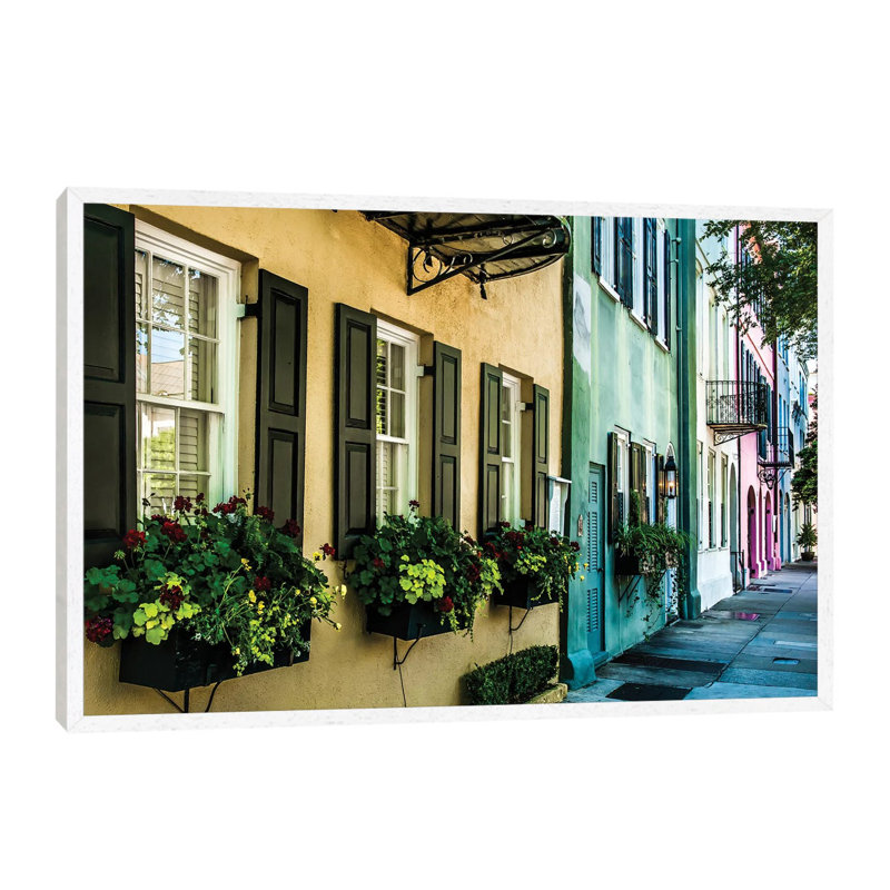 Charleston - Print, 101.6 cm H x 66.04 cm W, White Floater Frame