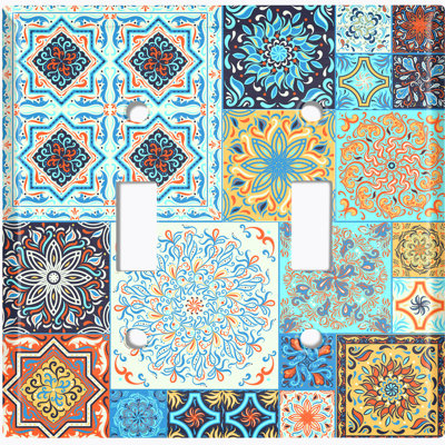 Patterned Toggle Light Switch Standard Wall Plate