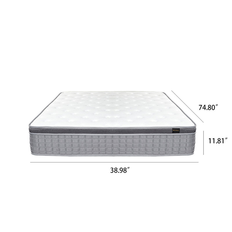 Matelas en latex moyen 10 po Calpella, Simple
