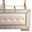 Élégant lit contemporain blanc perle-1514980682