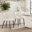  Chaise d'appoint rembourrée en velours avec pieds en bois Modern-1311960524