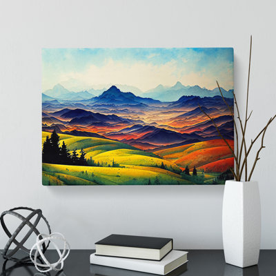 Spring Mountain Scene Vol.1 - Wrapped Canvas
