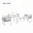 Multi-person Outdoor Sofa Combination with A Table, Suitable for Garden, Backyard and Balconies-527269331