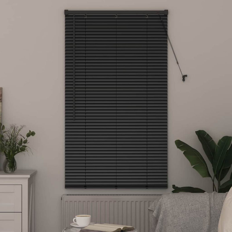 Venetian Blind, Black, 175cm L x 70cm W