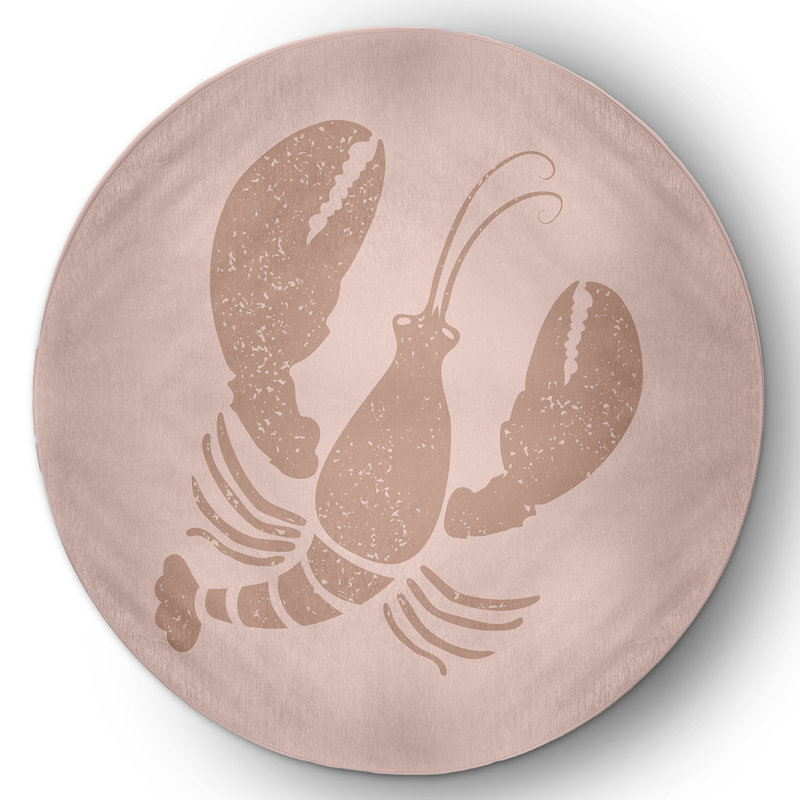Agrippina Chenille Indoor Rug, Round 5'