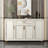 70.87" Cream Aluminum alloy Shoe Storage