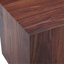 Table basse en noyer et grain de bois en panneau de fibres à densité moyenne - design luxueux, décoration de salon.-120578936