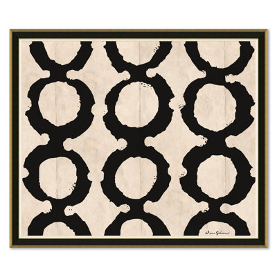 Gooch Black on White by Dana Gibson - Picture Frame Painting