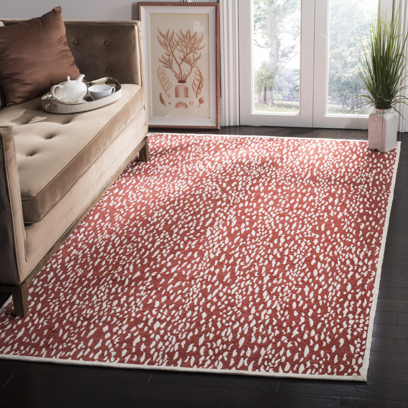 Donnellson Hand Loomed Performance Animal Print Rug