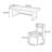 6 - Person Pine Solid Wood Solid Wood Top Double Pedestal Dining Set-98410550-124342618