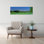 Horizon à la lumière du jour, Denver, Colorado, États-Unis, art contemporain de montagne contemporaine
