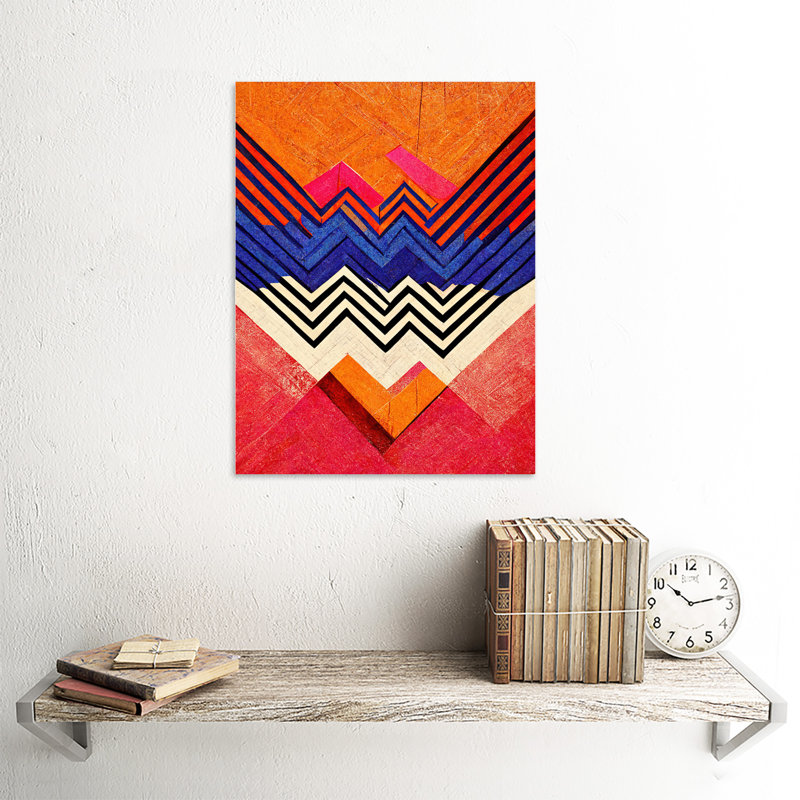 Memphis Design Geometric Retro Abstract - Print, Unframed, 40.5cm H x 30.5cm W
