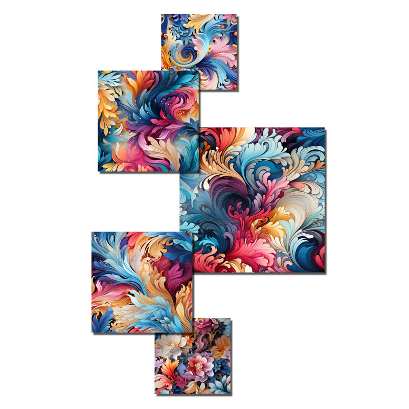 Eilerman - Marble Wall Art Set Of 5