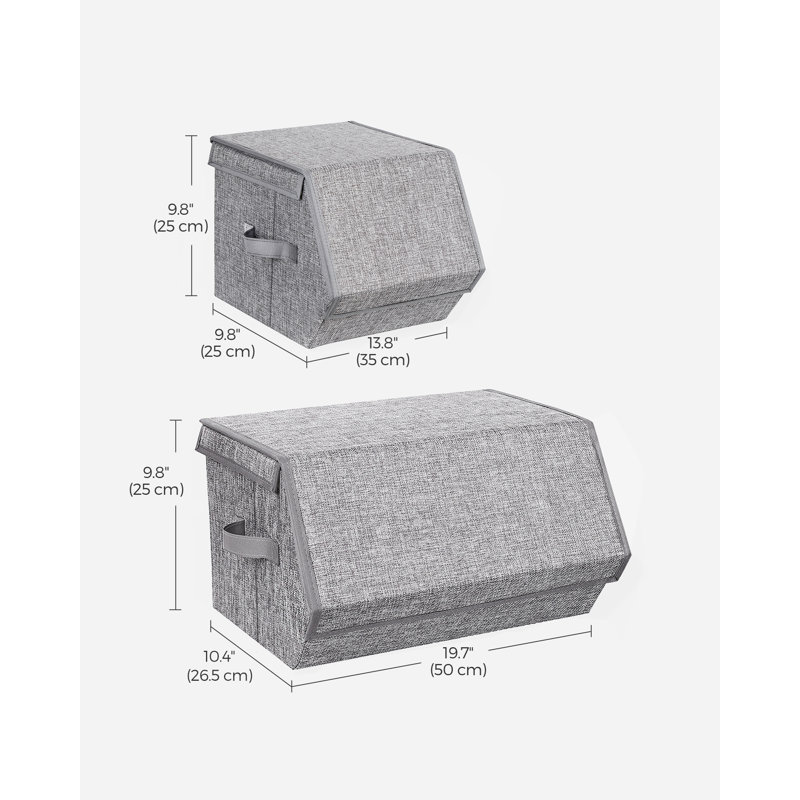 Latitude Run Bettysue Fabric Storage Tub & Tote