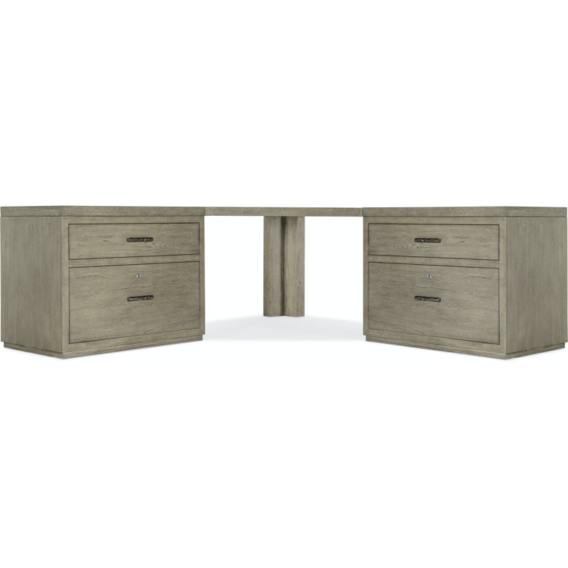 Linville Falls Floating Desk, 30" H x 85" W x 85" D
