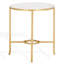Myrtise Forged Metal Round Accent Table
