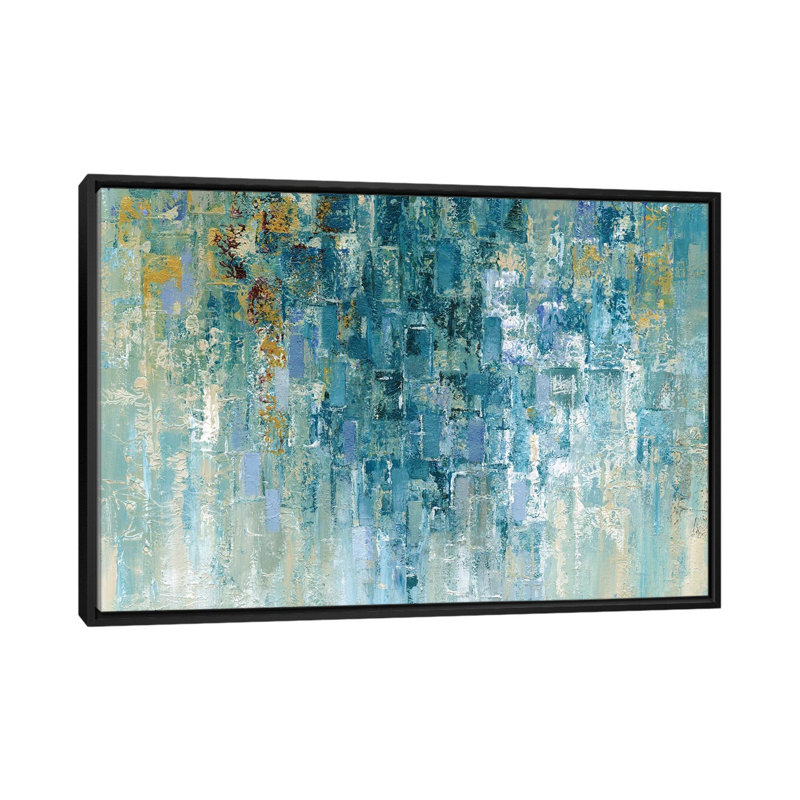 I Love The Rain by Nan - Painting on Canvas, Black Framed, 152.5 cm H x 101.5 cm W