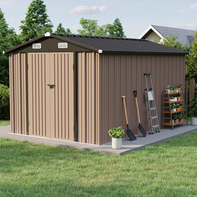 Large Outdoor Metal Storage Shed