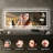 24" x 32" LED Bathroom Mirror with Frontlit & Backlit, Metal Frame Vanity Mirror, Anti-Fog, Stepless Dimmable 3 Colors (White/Warm/Natural), Wall-Mounted-2060145945