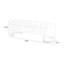 Banc rembourré gris-757201032