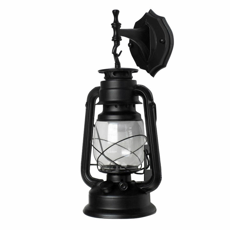 Thackerville Iron Armed Sconce, Black