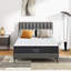 Matelas en mousse viscoélastique imprégnée de gel avec ressorts ensachés Hestel-118542002-118542003