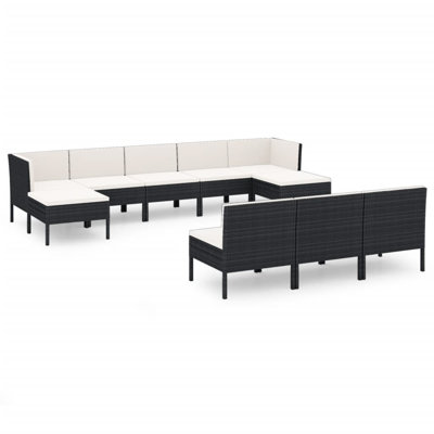 Tyrekus Square Patio Sectional Set with Cushions