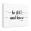 Be Still And Know Psalm 46:10 - Wrapped Canvas Print-1613209318