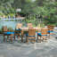 Montage Outdoor 7 - Piece Teak Dining Set with Cushions