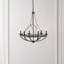 Lustre traditionnel à intensité variable 6 lumières Yavette