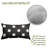 Polka Dot Rectangular Cotton Throw Pillow
