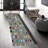 Non-Woven Soft Type Printed Rug with Intricate Floral Design Ideal for Enhancing Any Indoor Living Space-126282729