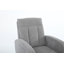 Fauteuil oscillant confortable de style moderne avec cadre en bois massif