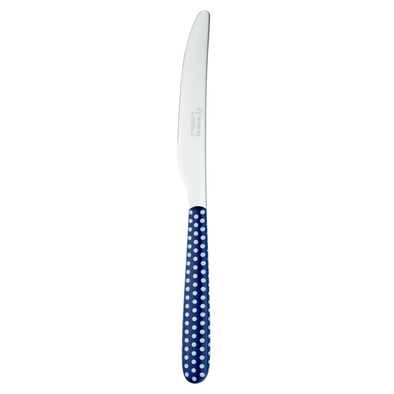 Grunwerg Cutlery Greenworks, 24 Piece Cutlery Set , Service for 6, Polka Dot
