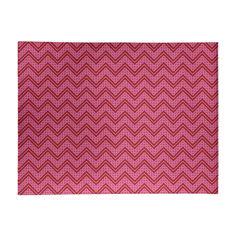Chenille Chevron Indoor Rug, Rectangle 4' x 6'