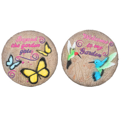 Ensemble de tremplin papillon et colibri