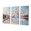 Cornouiller fleurissant sur la plage - ensemble d'art mural en toile de cornouiller-107751887-107751892