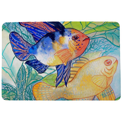 Trimble Non-Slip Floral Doormat
