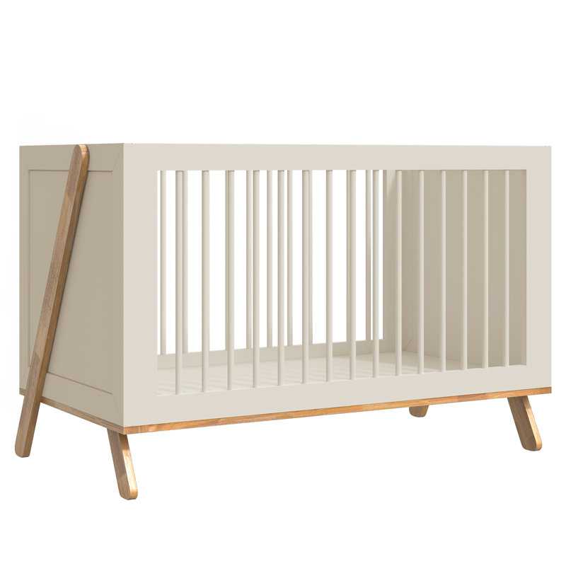 Lit de bébé convertible 5-en-1 multifonctionnel, Gris