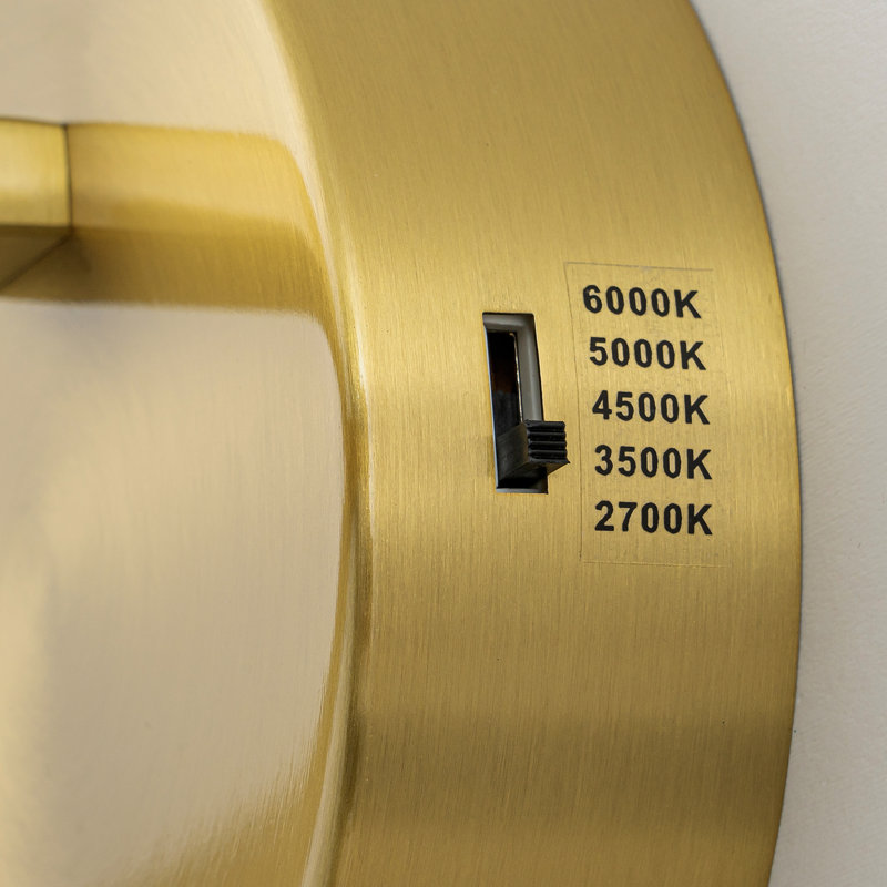 23.62" Modern LED Dimmable Bathroom Vanity Light, 14W Bath Bar, Gold