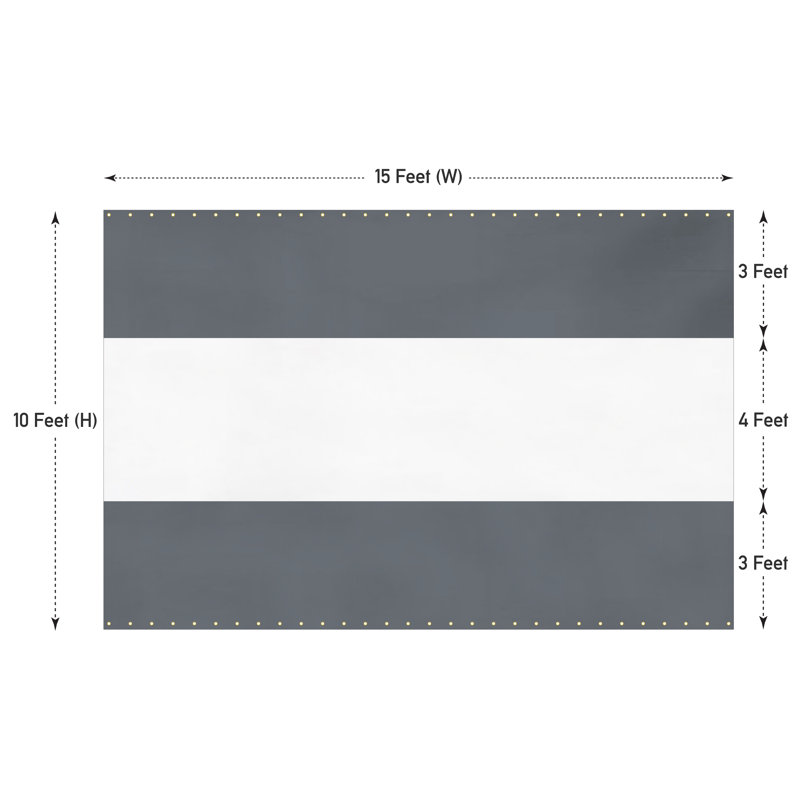 Blue Elephant Black, 304.8cm H x 457.2cm W, Grey