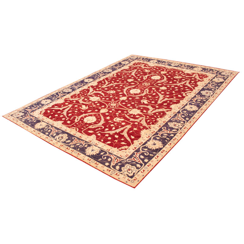 Tapis rouge foncé Chobi Finest 9 pi 8 po x 13 pi 6 po