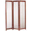6 Ft. Tall Adjustable Shutter Room Divider White 3 Panel-1995893443-1995893447