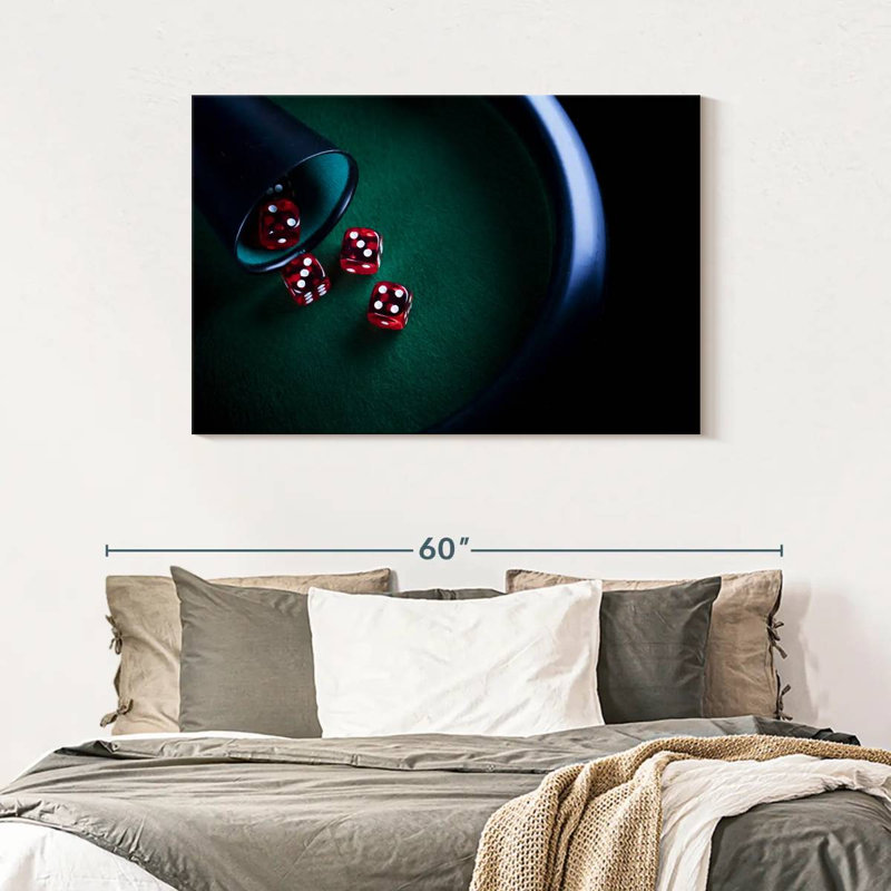 Senne Poker Dice, 30" H x 45" W
