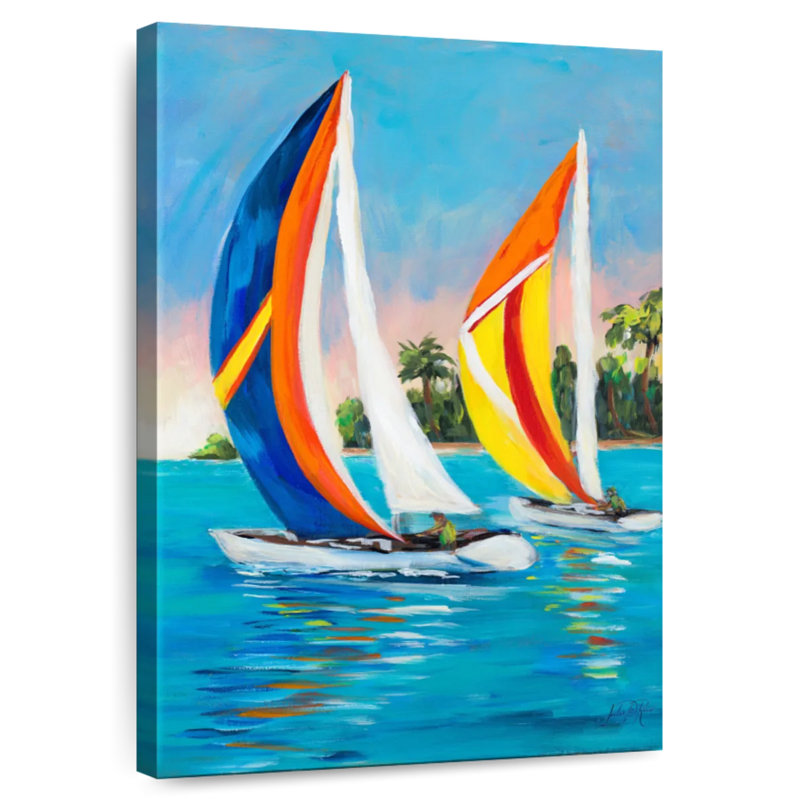 Aletra Morning Sails Vertical I, 45" H x 30" W