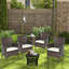 Gamino Patio Dining Side Chair with Cushion-591107606
